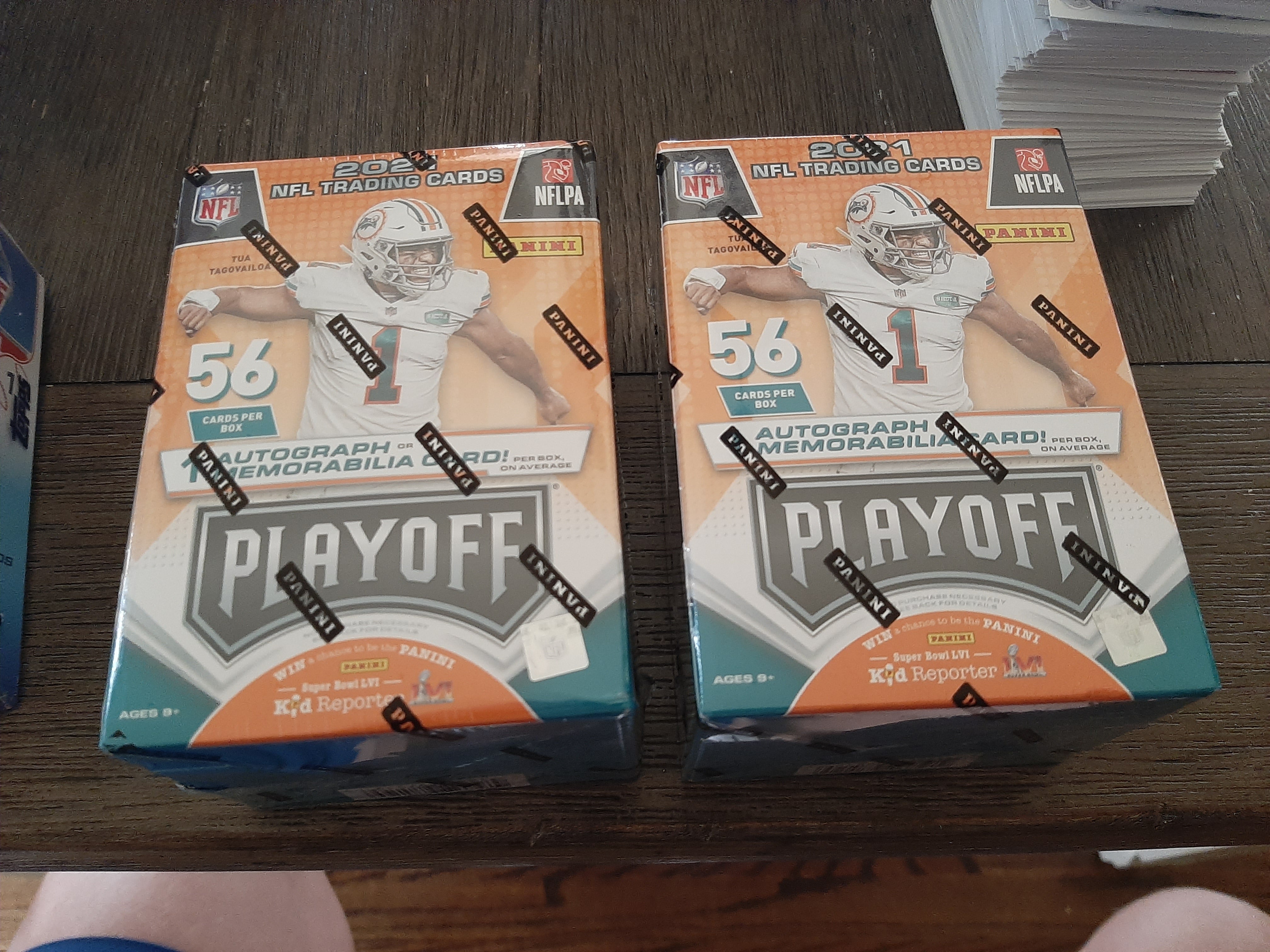 2021 Playoff Football Blaster boxes (2) ships today