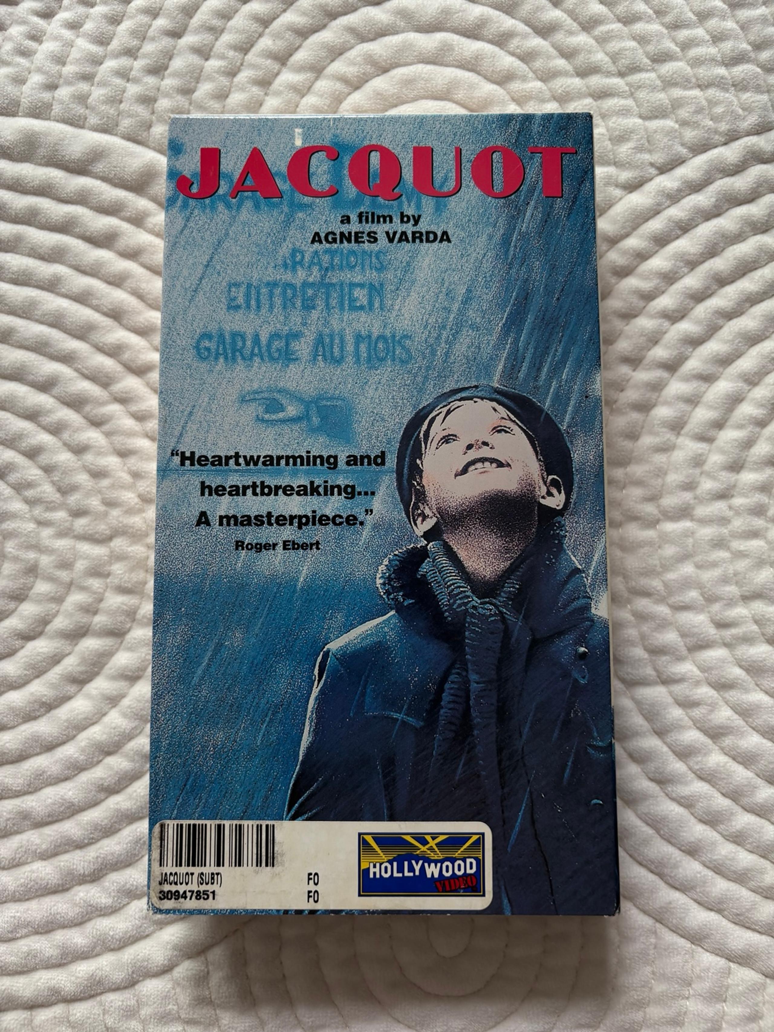 Jacquot (VHS, 1994) Agnes Varda Hollywood Video French Foreign Film Subtitled