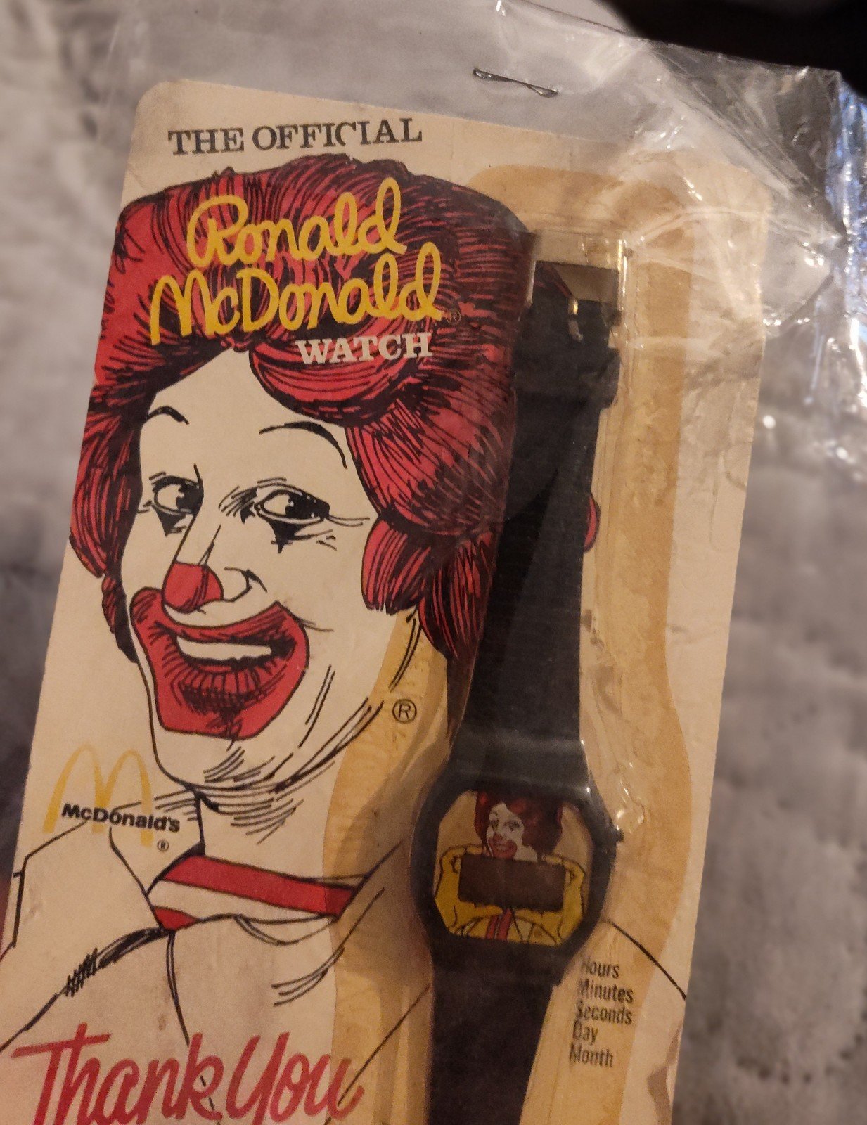 Vintage 1984 McDonald's Quartz Watch