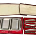 Burnco MCM Set Of Steak Knives & Triple Tray w/ Boxes
