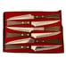 Burnco MCM Set Of Steak Knives & Triple Tray w/ Boxes