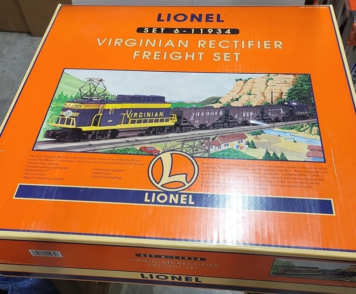 NIB Lionel Train Set 6-11934 Virginia Rectifier Freight Set w/ RailSounds & TMCC