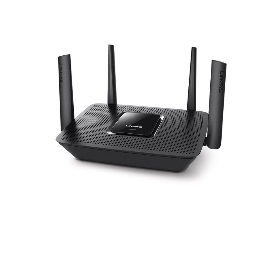 Linksys Router Tri band Wi-Fi speeds up to 2.2 Gbps (5 GHz / 400 Mbps) plus (5 G