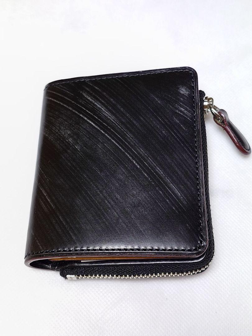 GANZO AVON L-shaped zipper two-fold wallet