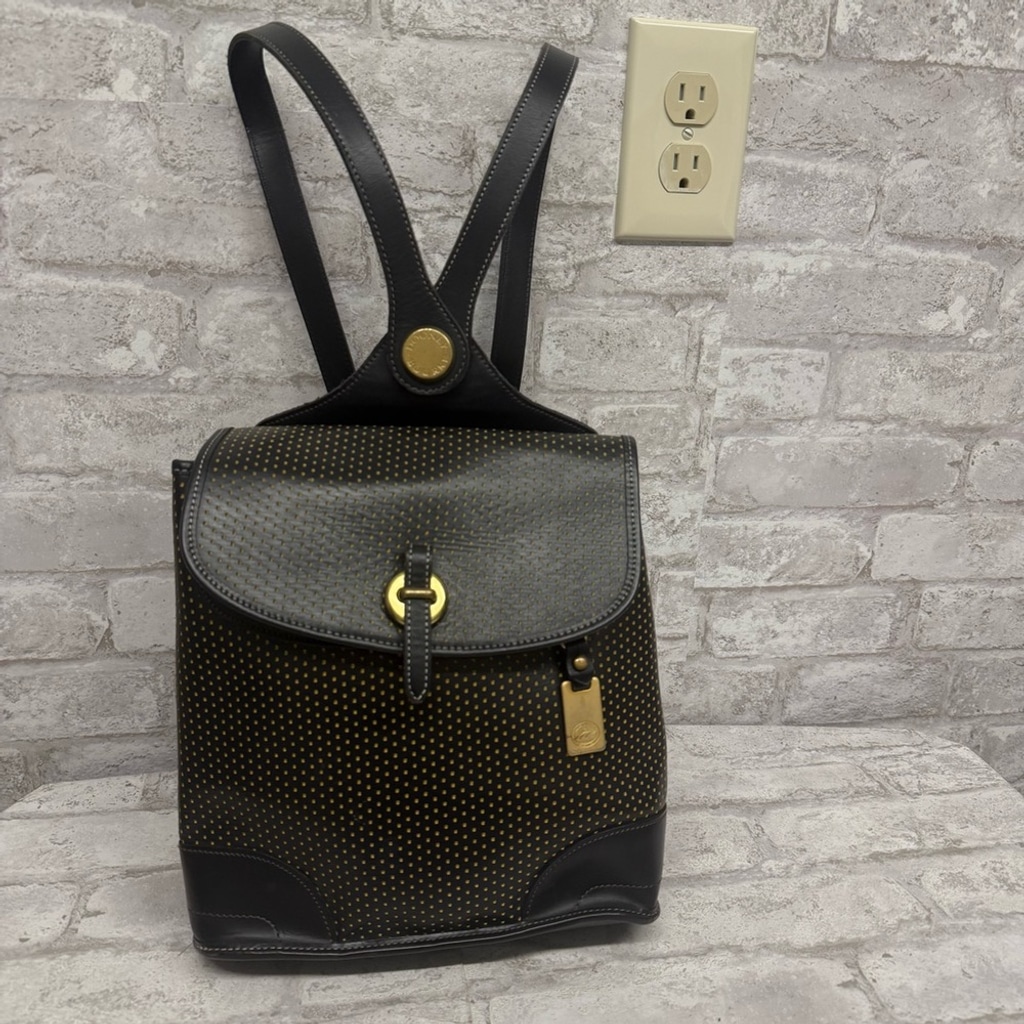 Dooney & Bourke Vintage Leather Backpack Black