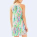 Lilly Pulitzer Size 6 Catch The Wave Embroidered Shift Dress Pink Green Tropical