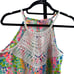 Lilly Pulitzer Size 6 Catch The Wave Embroidered Shift Dress Pink Green Tropical