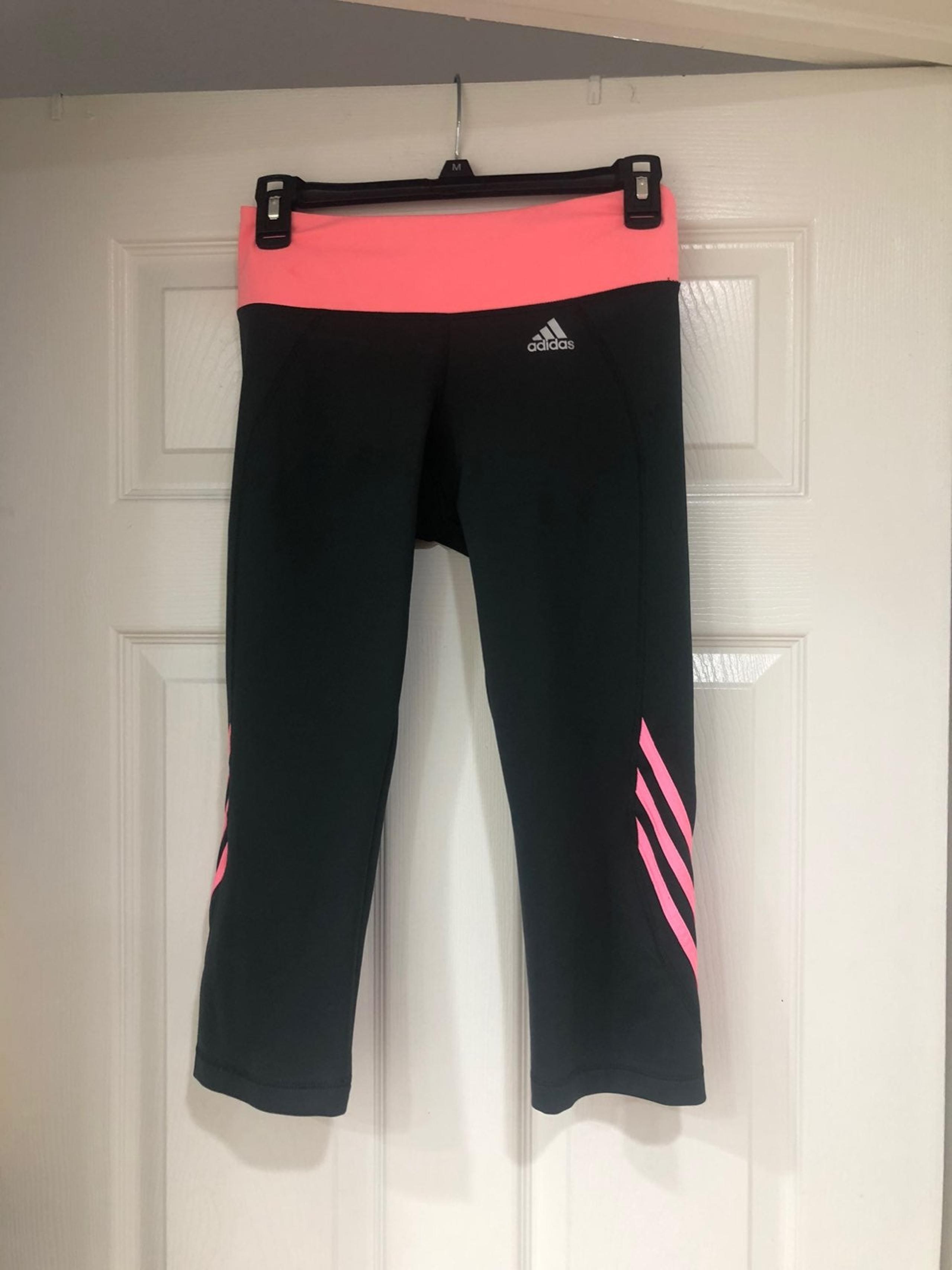 Adidas pink grey active leggings