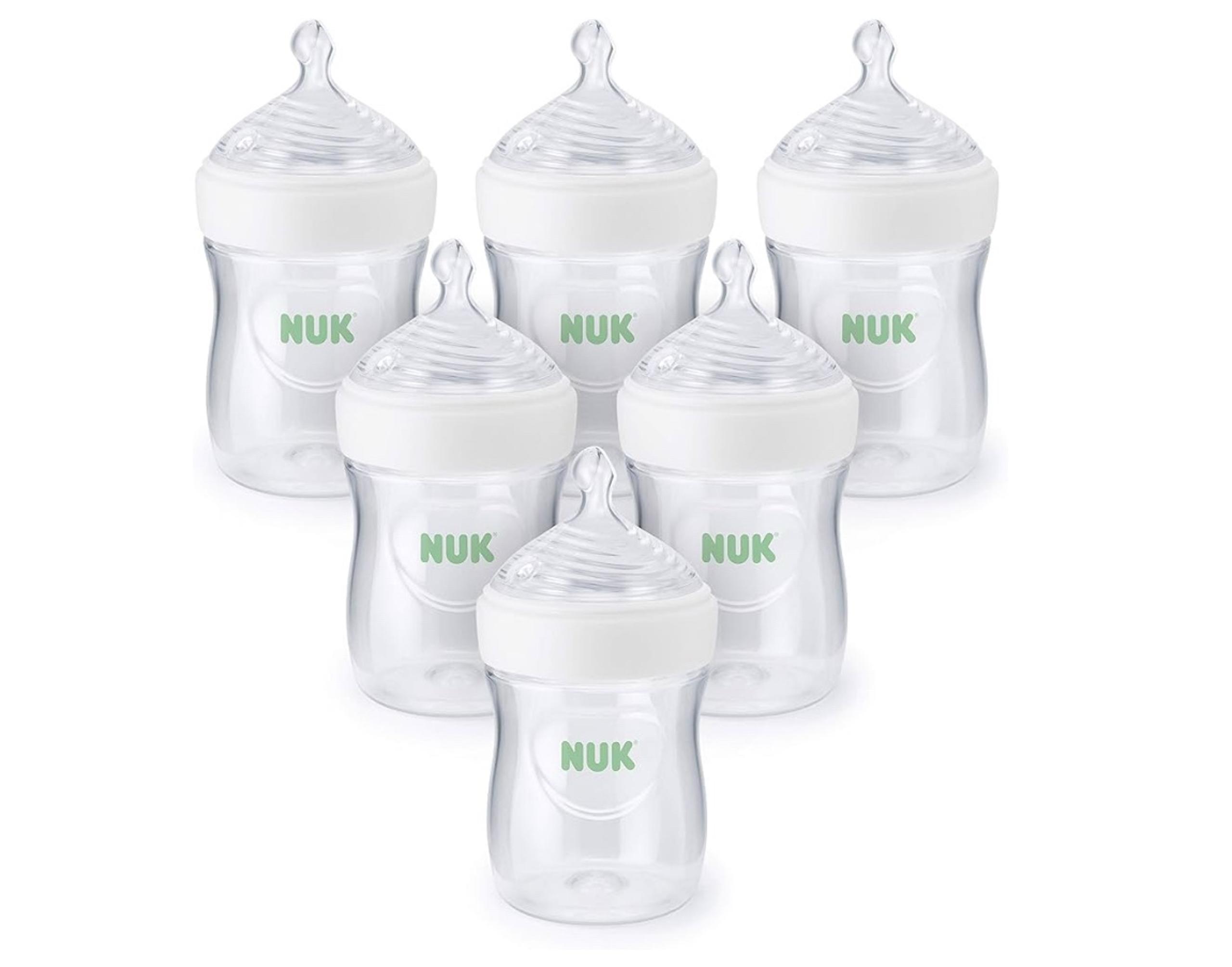 NUK Simply Natural Baby Bottle with SafeTemp