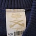 Military Equipment Corporation America 40R Wool Blue V Neck Sweater Button Epaul