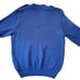Military Equipment Corporation America 40R Wool Blue V Neck Sweater Button Epaul
