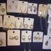 17 pairs of earrings
