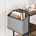 Printer Stand with Storage Bag 3 Tier Rustic Brown