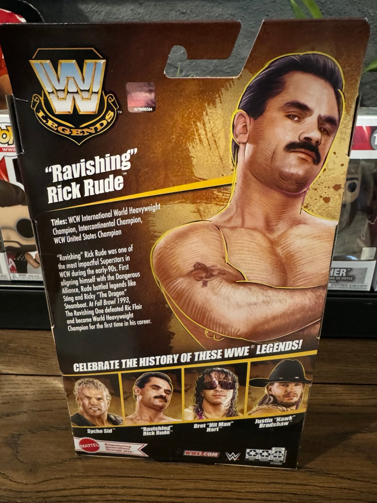 WWE Mattel Rick Rude Chase版 新品開封のみ Mattel WWE Elite Legends Chase Variant Ravishing Rick Rude
