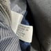 Banana Republic Blazer Jacket Mens 42L Tailored Fit Gray Double Button Cotton