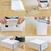 24 PACK of Foldable Shoe Box Storage