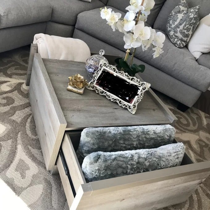Ashley furniture 2024 storage coffee table