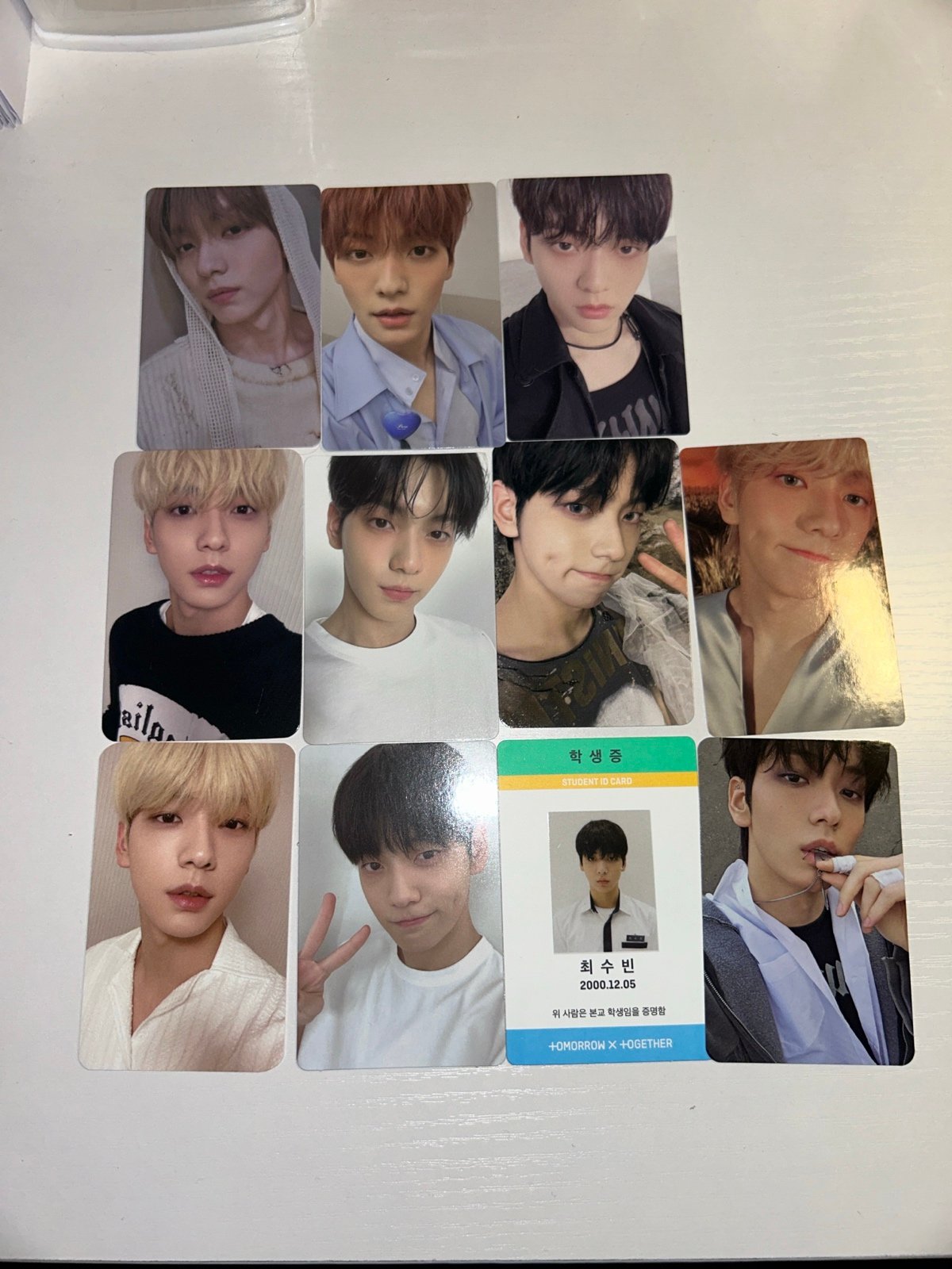 Soobin photocard set