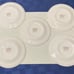 Set of 5 Royal - Chippendale - Bread and Butter Plate - Brown Accents - Yellow,