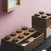 LEGO Wooden Desk Drawer 8 – Dark Oak 5007116