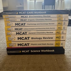 NEW Princeton Review MCAT Prep Workbooks