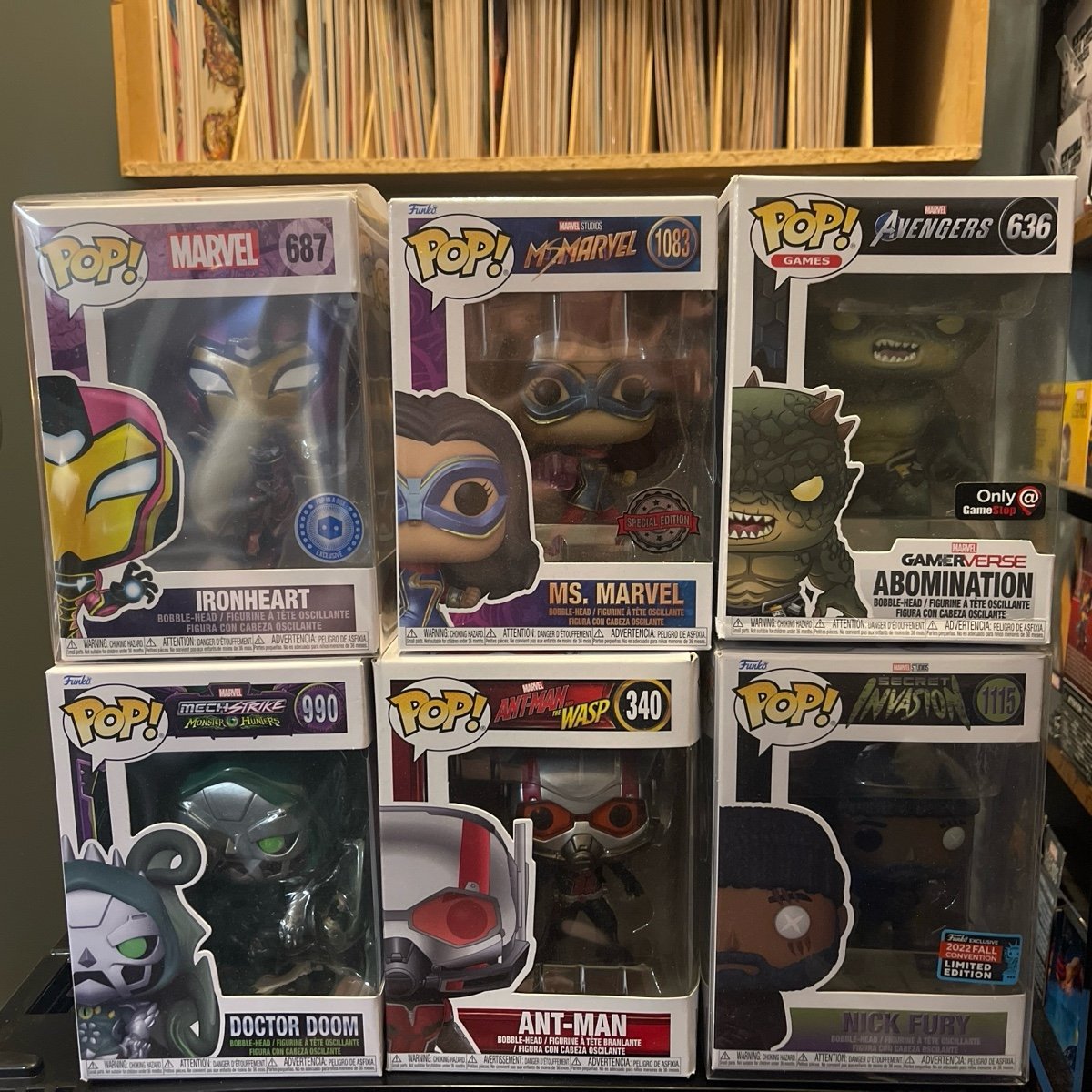 Funko Pop Marvel bundle