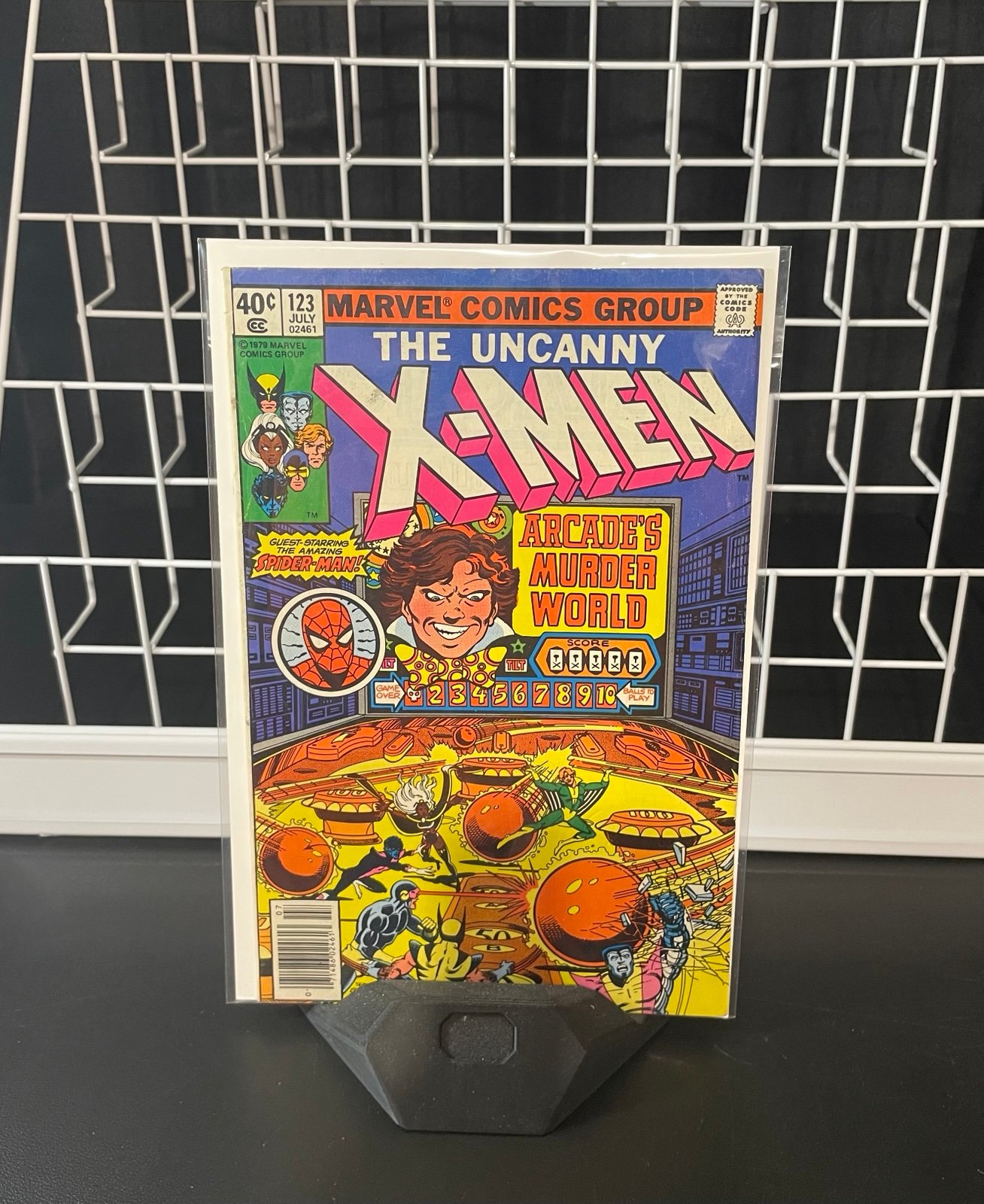 Bronze Age X-Men # 123 (July, 1979) 1st arcade John Byrne Spider-Man Appearance
