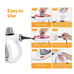 Handheld Pressurized Steam Cleaner with 12 pcs Accessories