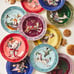 Anthropologie Plate Phannapast Taychamaythakool 12 Days Christmas Seven Swans #7