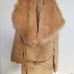 faux fur collar coat