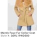 faux fur collar coat