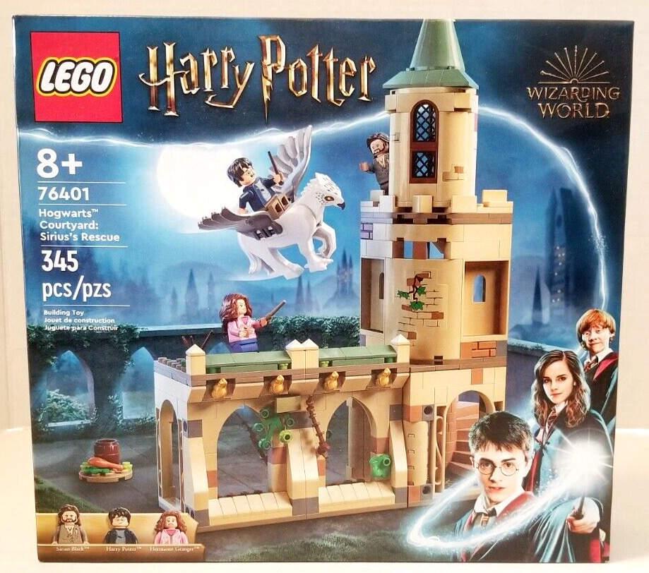 LEGO Harry Potter 76401 Hogwarts Courtyard: Sirius's Rescue. Factory Sealed