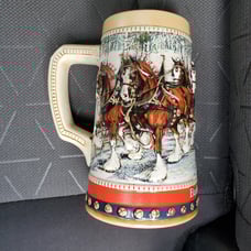 Vintage Budweiser Clydesdale stein