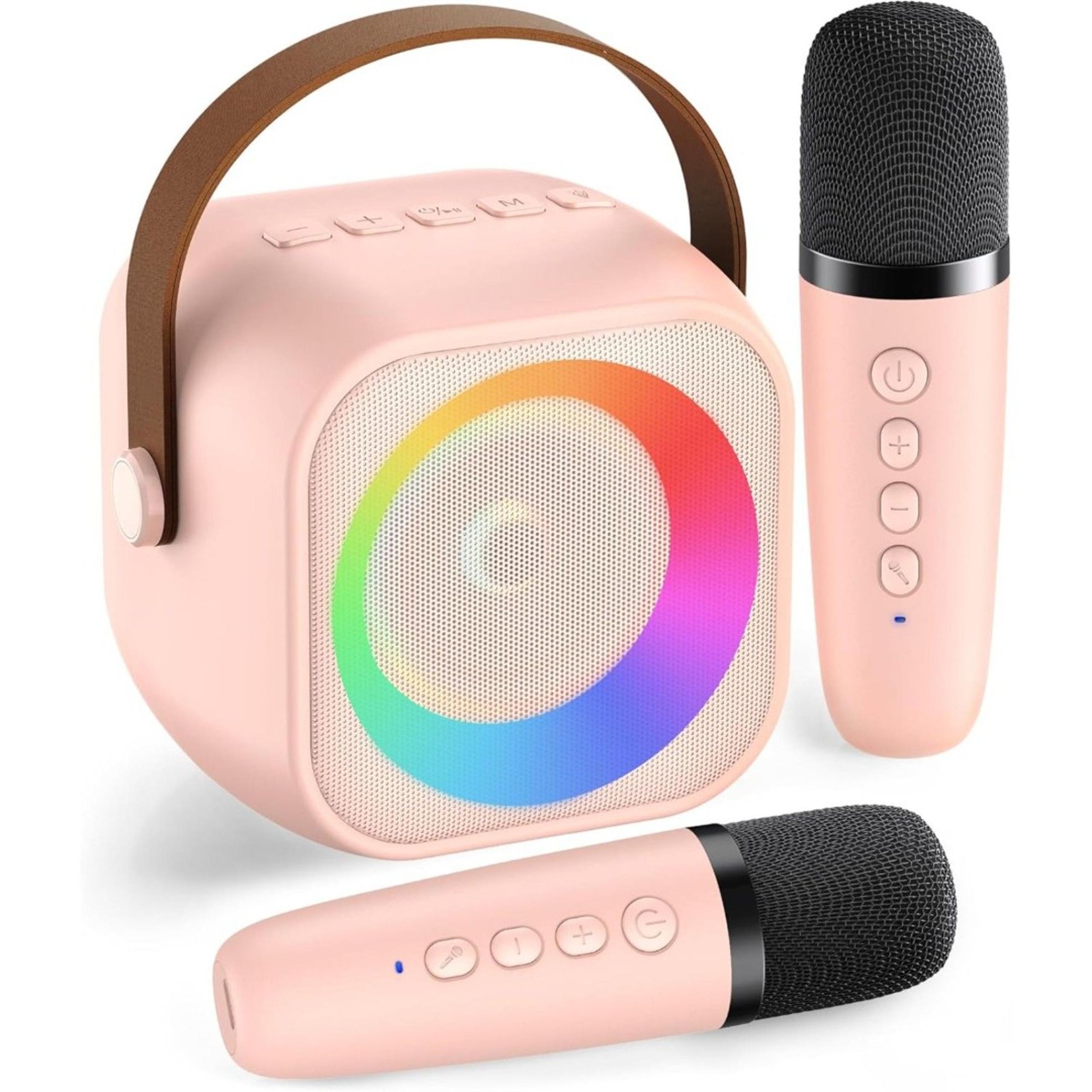 NEW Karaoke Machine for Kids, Mini Portable Bluetooth Karaoke Speaker (3871)