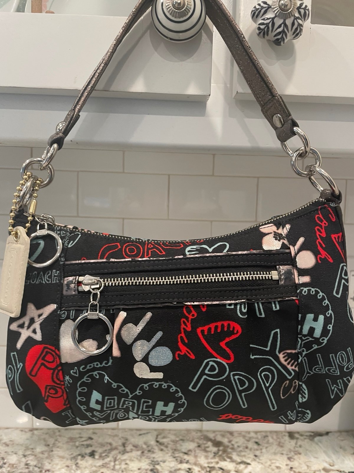 Coach poppy bag satchel