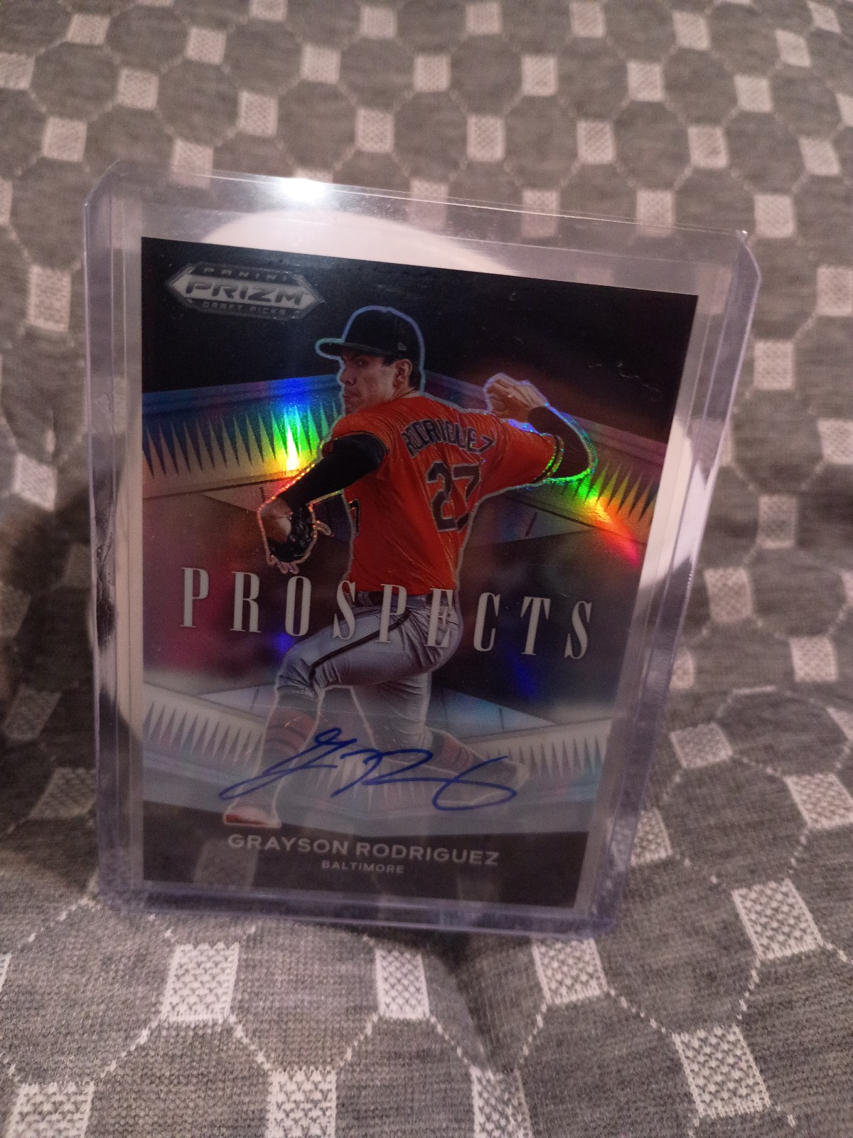 2021 Panini Prizn A Rare Autograph GRAYSON RODRIGUEZ # P-GR