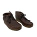 Clarks Desert Boots Dark Brown Leather Moc Toe Men's Size 10.5 Preowned