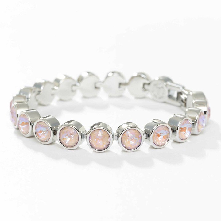 Touchstone Crystal By Swarovski Ice Bracelet - Gorgeous NEW - DUSTY PINK