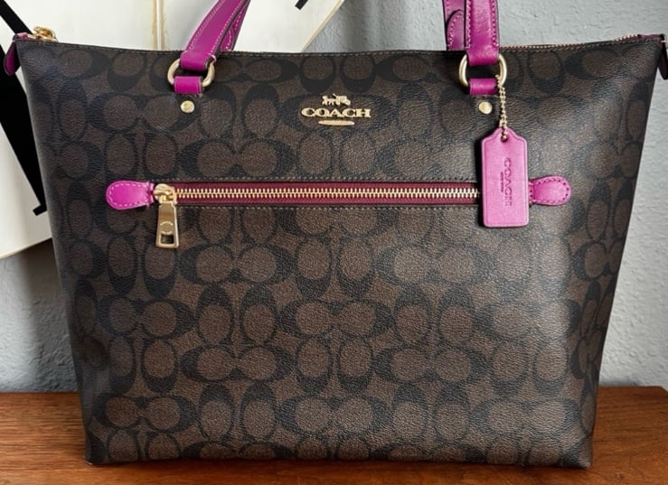 Coach Gallery Tote In Signature Canvas