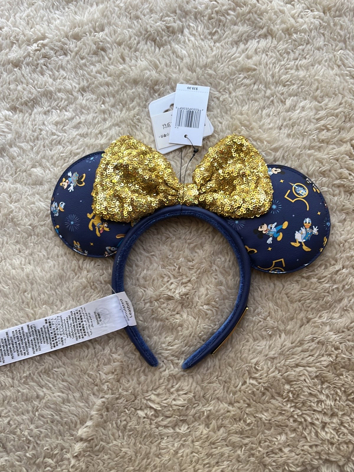Walt Disney World 50th Anniversary Minnie Mouse Ears - NWT