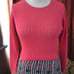 Vintage Hand Knit Fushia Sweater - M/L