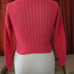 Vintage Hand Knit Fushia Sweater - M/L