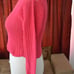 Vintage Hand Knit Fushia Sweater - M/L