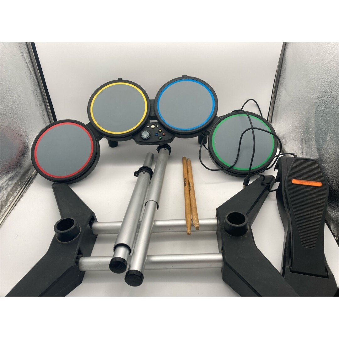 Xbox 360 Harmonix 822149 Rock Band Drum Set With Pedal - Untested