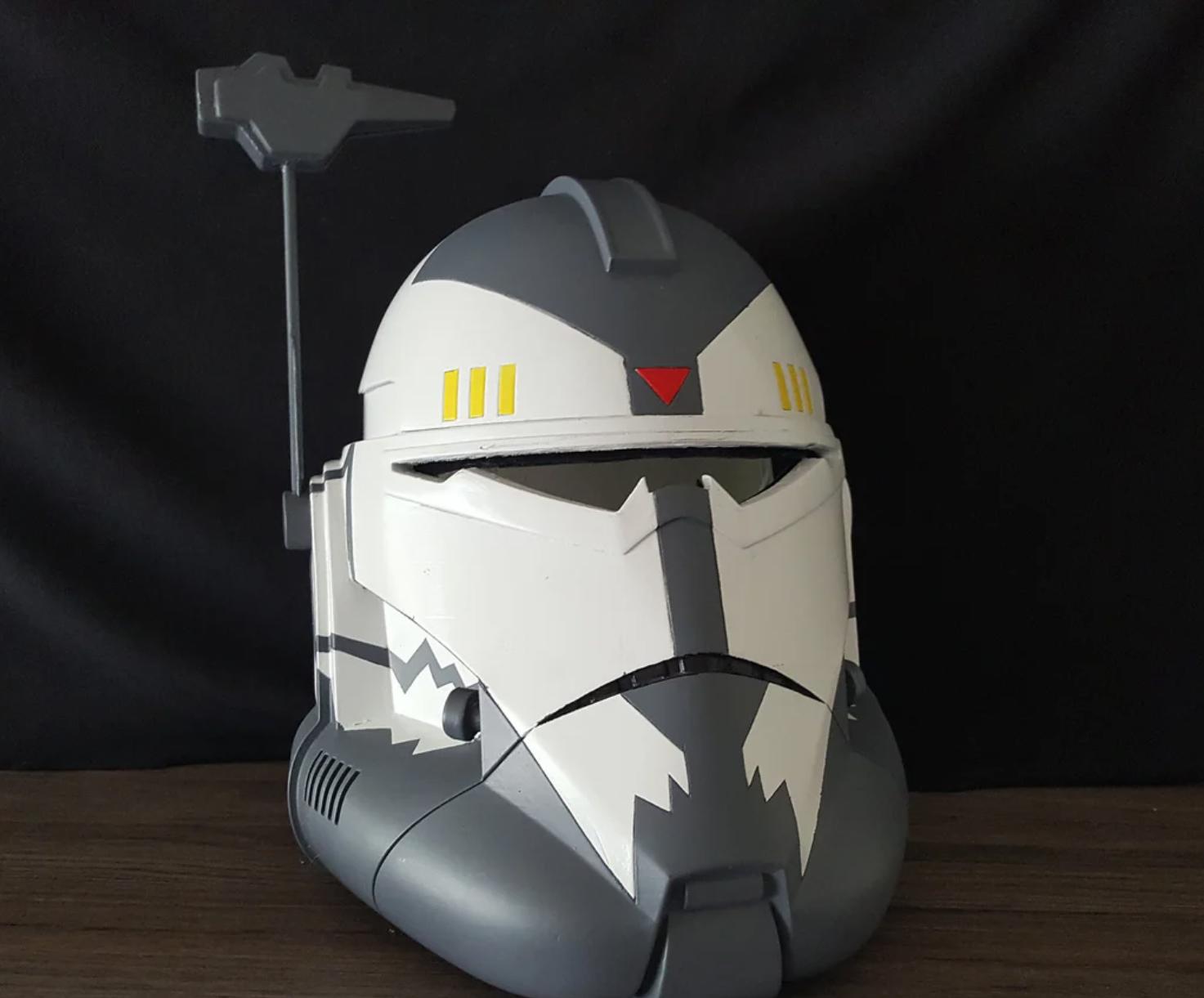 Commander Wolffe Clone Trooper Helmet - DIY