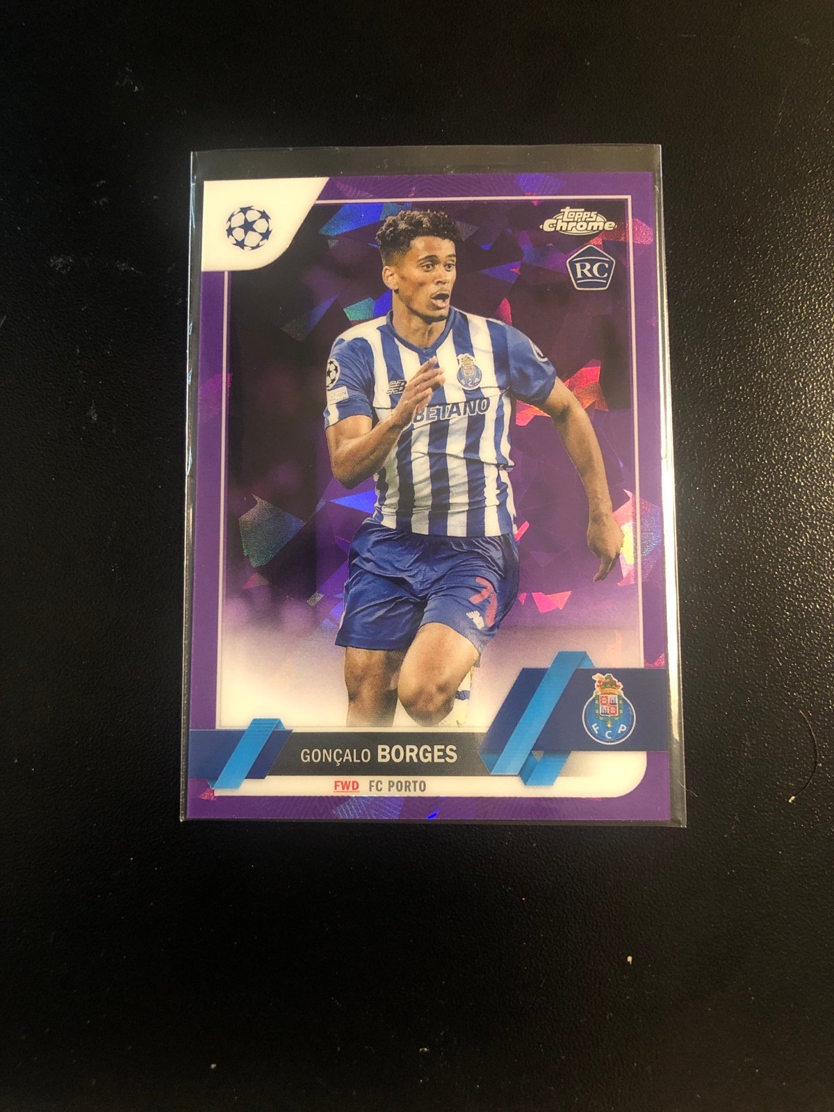 Topps chrome Rc goncalo Borges /15