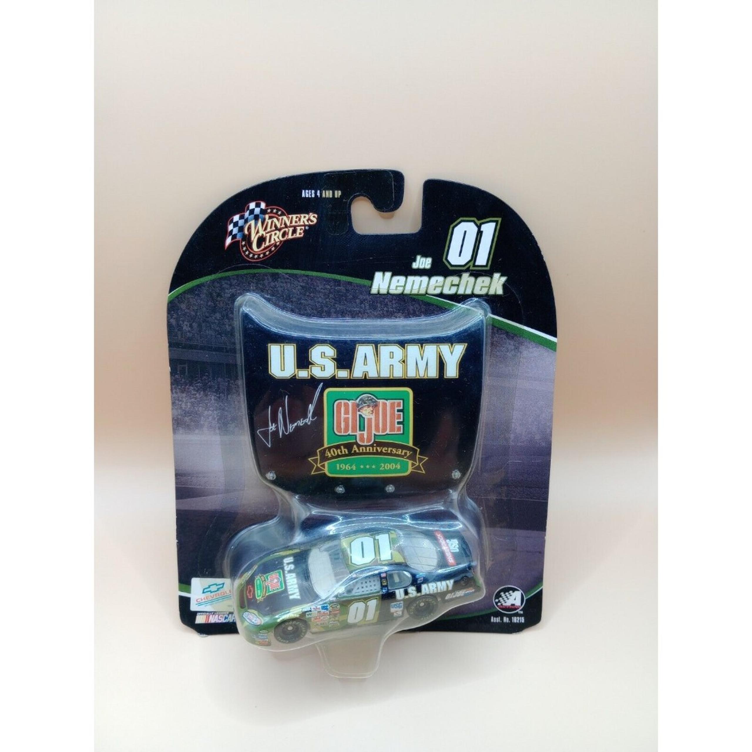 2004 #01 Joe Nemechek US Army GI Joe 1/64 Winner's Circle NASCAR Diecast