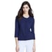 Kate Spade New York Somerset Cotton Blend Cardigan in Navy Size XS