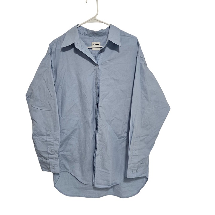 Aritizia Sunday Best Future Shirt in Blue - Size Medium