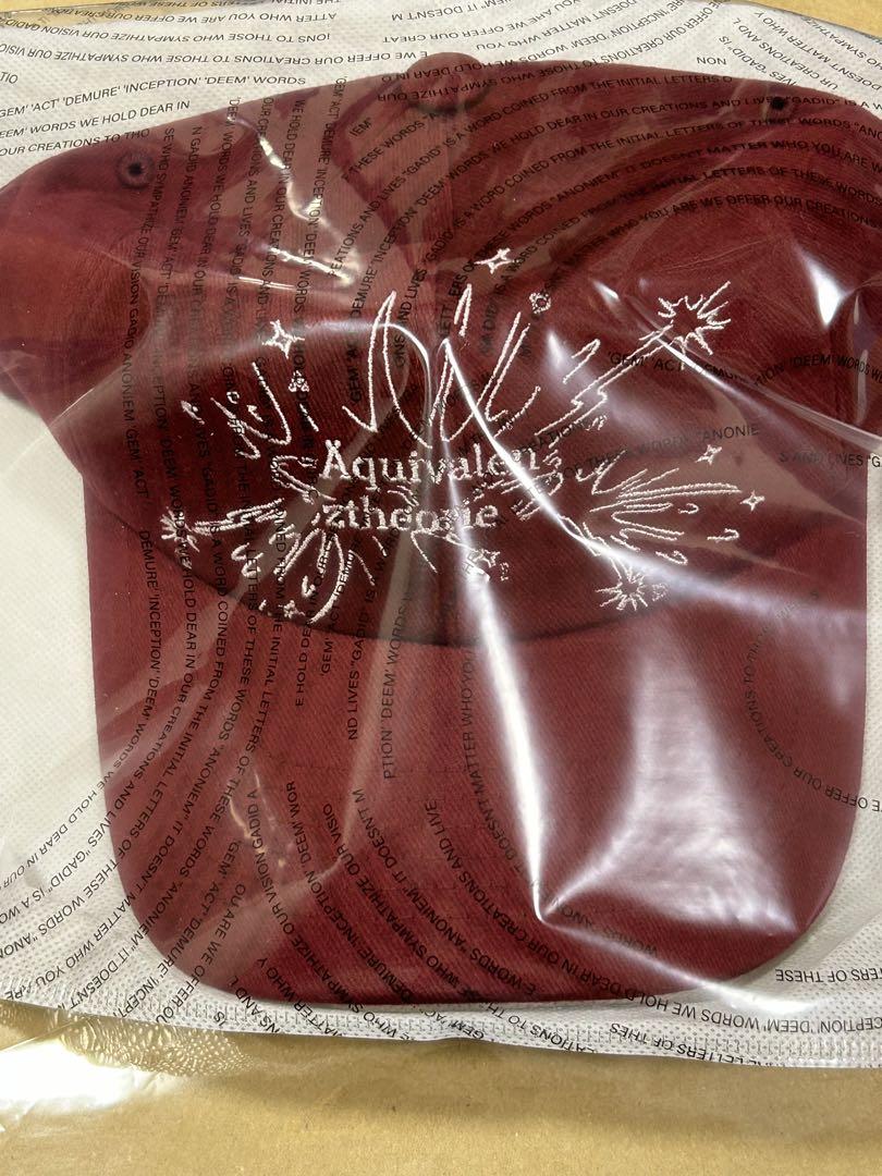 大特価!! Brand cap. BURGUNDY / ZHOK anoniem gadid unopened new, 帽子